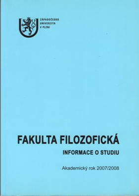 Informace o studiu - Fakulta filozofická ZČU 2007/2008