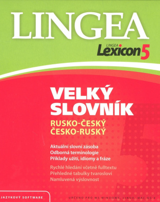 Velký slovník rusko-český česko-ruský software 2008 (PLX5RUCZ2B)