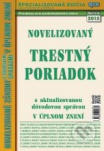 Novelizovaný trestný poriadok 2015
