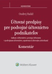 Účtovné predpisy pre podvojné účtovníctvo podnikateľov – komentár