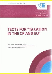 Texts for "Taxation in the CR and EU"
