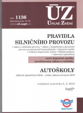 ÚZ č.1136 Pravidla silničního provozu