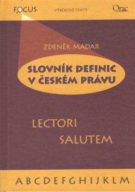 Slovník definic v českém právu