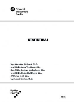 Statistika I, 3.vydání