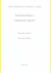 Matematika I - vzorové testy