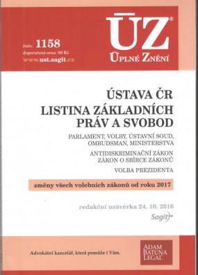 ÚZ č.1158 Ústava ČR, Listina základních práv a svobod 2016