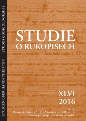Studie o rukopisech XLVI (2016)