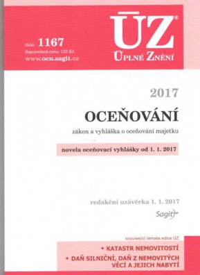 ÚZ č.1167 Oceňování 2017