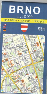 Brno - plán města 1:18 000