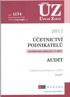 ÚZ č.1174 Účetnictví podnikatelů, Audit 2017