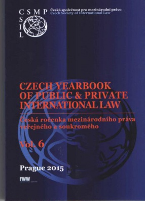 Czech Yearbook of Public & Private International Law 2015