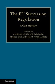 EU Succession Regulation: Commentary