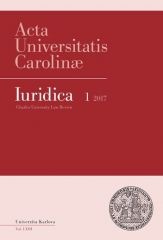 Acta Universitatis Carolinae 1/2017