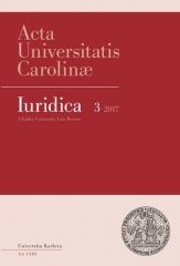 Acta Universitatis Carolinae 3/2017