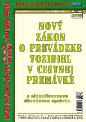 Nový zákon o prevádzke vozidiel v cestnej premávke