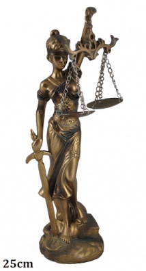 Justiční socha - 25 cm
