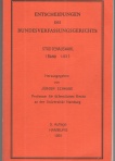 Entscheidungen des Bundesverfassungsgerichts