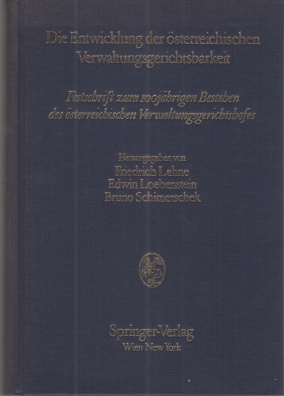 Die Entwicklung des österreichischen Verwaltungsgerichtsbarkeit