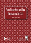 Acta historico-iuridica Pilsnensia 2017/2