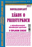 Novelizovaný zákon o priestupkoch 2017