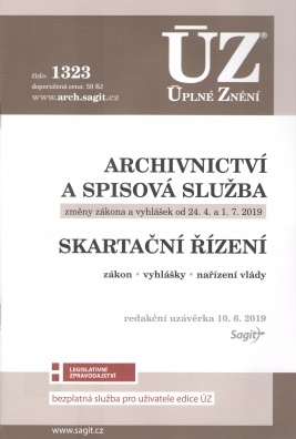 ÚZ č.1323 Archivnictví a spisová služba, Skartační řízení