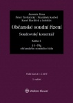 Občanské soudní řízení. Soudcovský komentář. Kniha I (§ 1 až 78g o. s. ř.) - 3. vydání