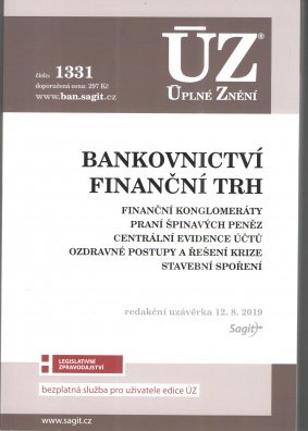 ÚZ č.1331 Bankovnictví, Finanční konglomeráty, Praní špinavých peněz, Stavební spoření