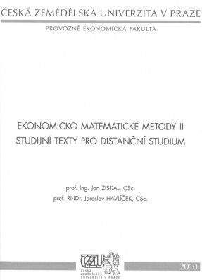 Ekonomicko matematické metody II - Studijní texty pro distanční studium - 2. vydání