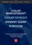 Civilný sporový, Civilný mimosporový a Správny súdny poriadok