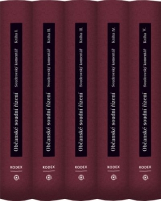 Občanské soudní řízení. Soudcovský komentář. Komplet (kniha I až V) - 3. vydání