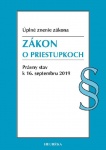 ÚZZ 2019 - Zákon o priestupkoch
