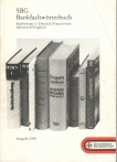 SBG Bankfachworterbuch