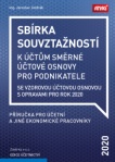 Sbírka souvztažností k účtům směrné účtové osnovy se vzorovou účtovou osnovou s opravami  rok 2020