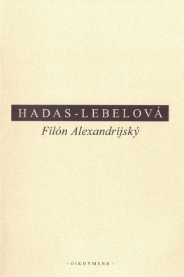 Hadas-Lebelová - Filón Alexandrijský