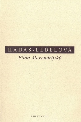 Hadas-Lebelová - Filón Alexandrijský