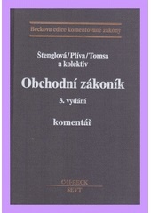 Obchodní zákoník Komentář 3.vydání
