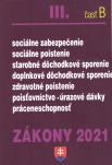 Zákony III. B / 2021 - Sociálne a zdravotné poistenie, dôchodky a odvody