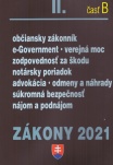 Zákony II. B / 2021 - Občianske právo, Notári, Advokáti, Prokurátori, SBS