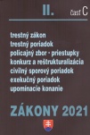 Zákony II. C / 2021 - Trestné právo, Exekučný poriadok, Správne právo