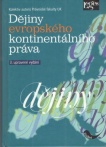 Dějiny evropského kontinentálního práva, 3. vydání