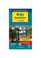 1: 50T (24)-Brdy, Dobříšsko (turistická mapa)
