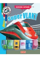 Super vlaky - Omalovánky / Maľovanky
