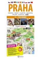 Praha - plán města 1:10 000