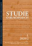 Studie o rukopisech L (2020/2)