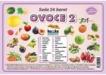 Sada 24 karet - ovoce 2