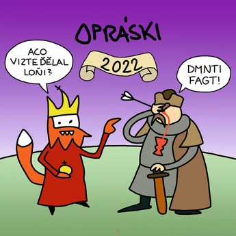 Opráski 2022 - kalendář. kalendář