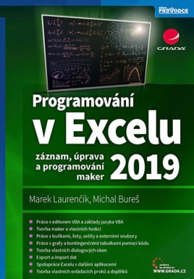 Programování v Excelu 2019. Záznam, úprava a programování maker