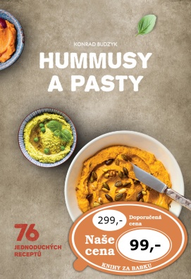 Hummusy a pasty - 76 jednoduchých  receptů