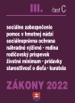 Zákony III. C / 2022 - Sociálne zákony, sociálne služby, ochrana detí