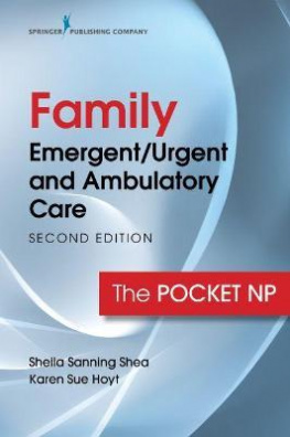 Family Emergent/Urgent and Ambulatory Care : The Pocket NP 2nd Revised edition